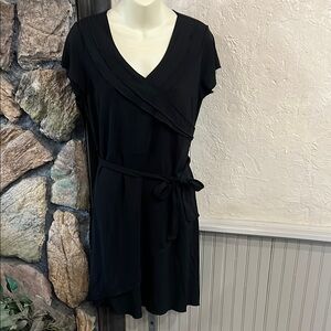 GAP Black Wrap Dress